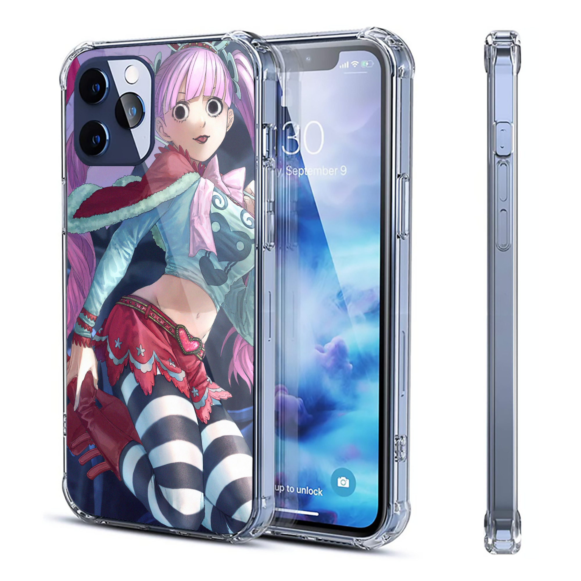 （画像用） ワンピース ONE PIECE 【iPhone 12シリーズ対応】透明スマホケース（クリアソフトケース）